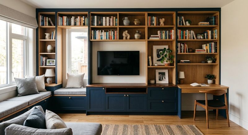 Built In Tv Cabinetry in Greensboro, NC