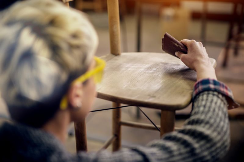 Finished Wicker Surface